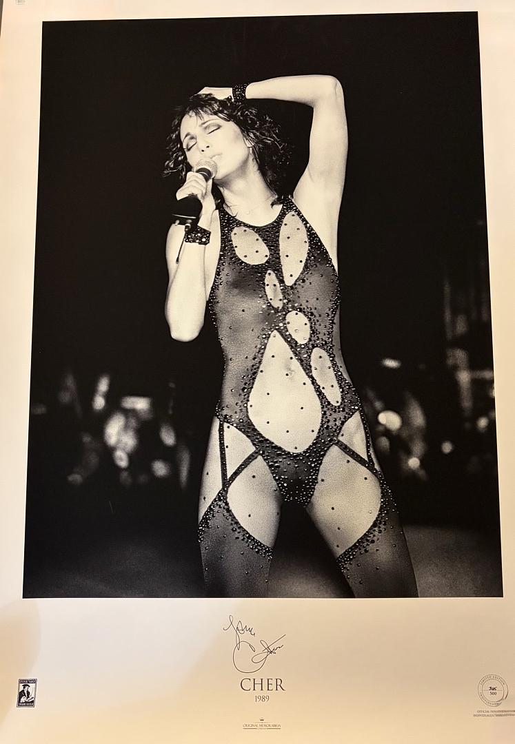 Cher 33x23 limited edition signed lithograph - Original Memorabilia Private Signing